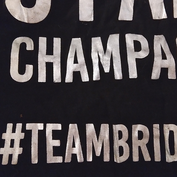 NWT☆IDEALOGY☆Plus Size 1X #TEAMBRIDE Racerback Tank☆No Pain No Champagne - Picture 6 of 6